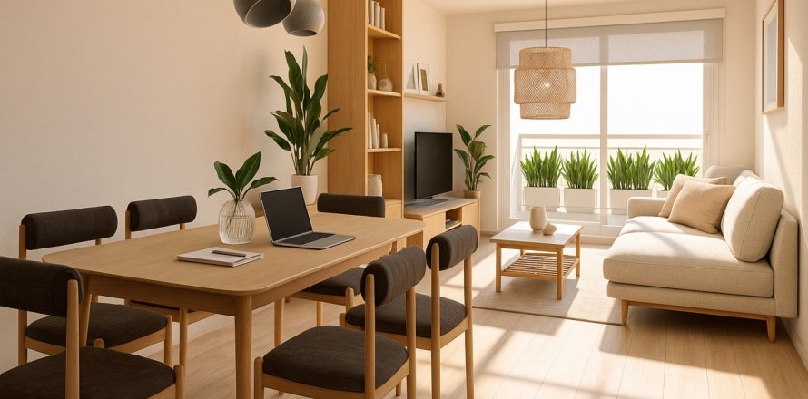 Квартира студия в Барселоне, Каталония, Испания № 1546