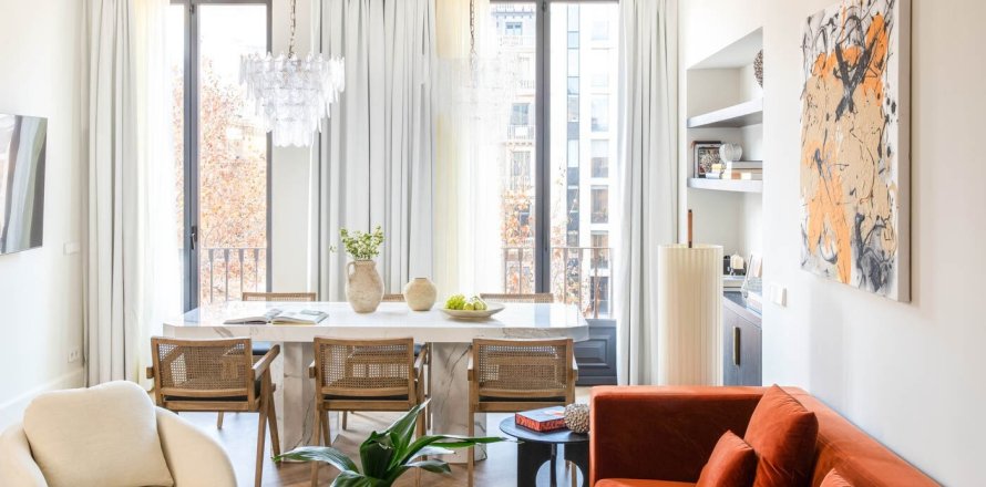 Квартира с 2 спальнями в Барселоне, Каталония, Испания № 1548