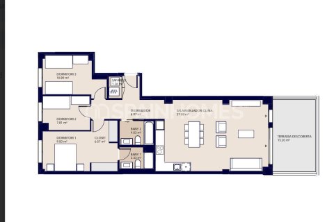 Купить квартиру в Терраса, Испания с 4 комнаты, 90м², № 5222 - фото 19