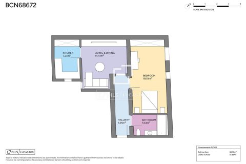 Apartamento de 1 dormitorio en venta en Barcelona, Cataluña, Spain № 6826 - foto 22