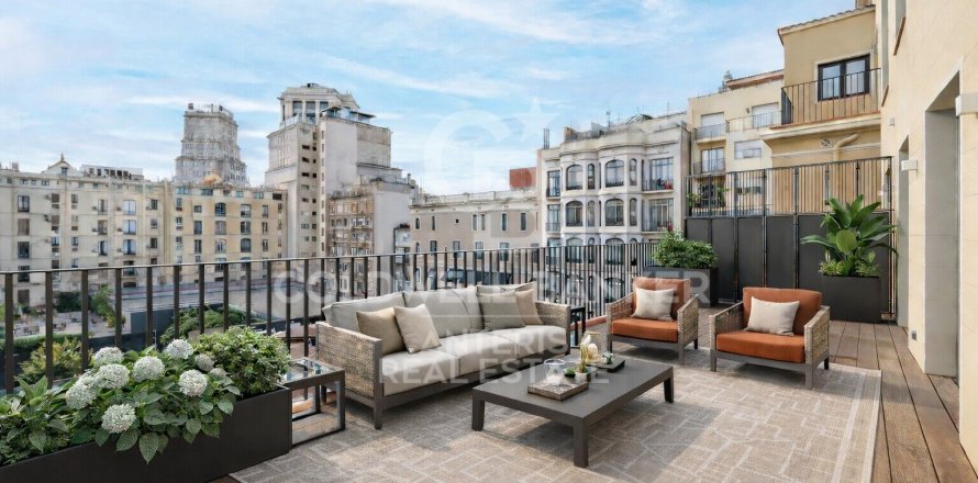 3 bedrooms penthouse for sale in Barcelona, Catalonia, Spain № 5349