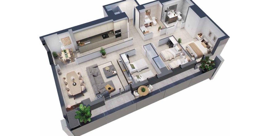 3 chambres apartment à vendre à Plaça Europa II L'Hospitalet de Llobregat, Barcelona, Catalonia, Spain № 3678