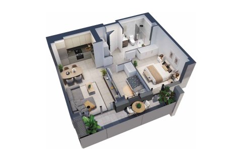 2 chambres apartment à vendre à Plaça Europa II L'Hospitalet de Llobregat, Barcelona, Catalonia, Spain № 3677