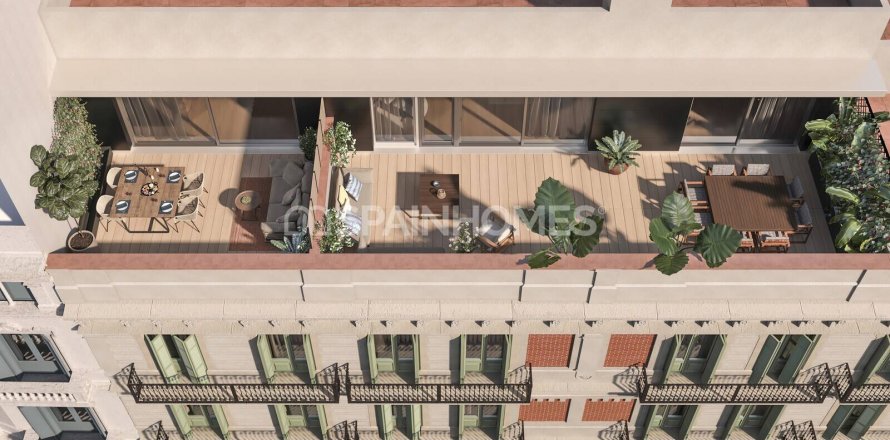 Квартира с 1 спальней в Барселоне, Каталония, Испания № 1297