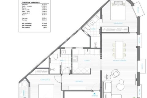 Купить квартиру в Барселона, Испания с 2 спальни, 86м², № 5404 - фото 17