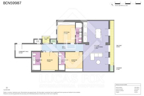 Apartamento de 3 dormitorios en venta en Barcelona, Cataluña, Spain № 4259 - foto 22