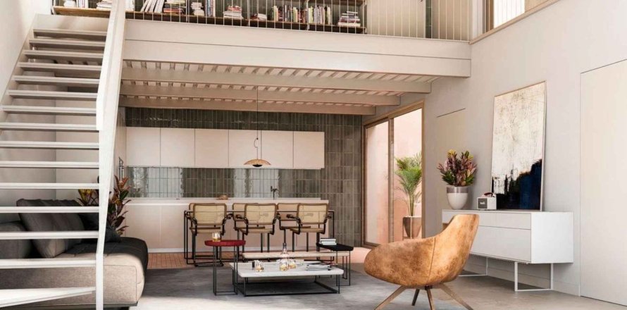 Квартира с 2 спальнями в Can Ricart Lofts Барселона, Каталония, Испания № 3417