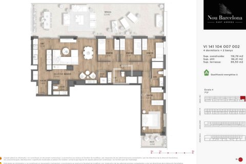 4 chambres penthouse à vendre à La Sagrera, Barcelona, Catalonia, Spain № 4024 - photo 28