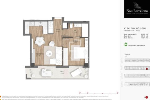 Купить квартиру в Ла Сагрера, Испания с 1 спальня, 52м², № 4023 - фото 16