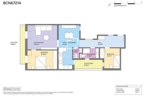 2 bedrooms apartment for sale in Barcelona, Catalonia, Spain № 6497 - photo 30