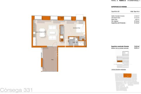 1 chambre apartment à vendre à Barcelona, Catalonia, Spain № 4274 - photo 13