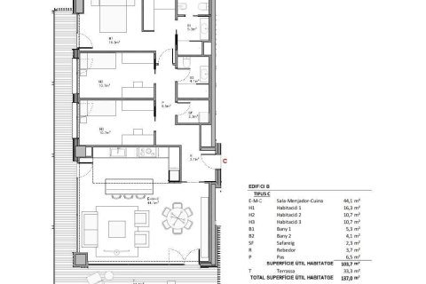 3 chambres apartment à louer à Principado De Andorra (Ninguna Poblacion Tiene C.P.), Lleida, Catalonia, Spain № 6120 - photo 21