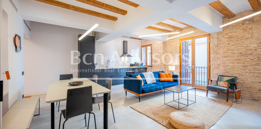 Квартира с 2 спальнями в Барселоне, Каталония, Испания № 2873