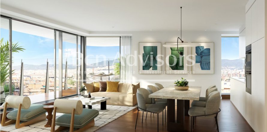 Квартира с 3 спальнями в Барселоне, Каталония, Испания № 2875