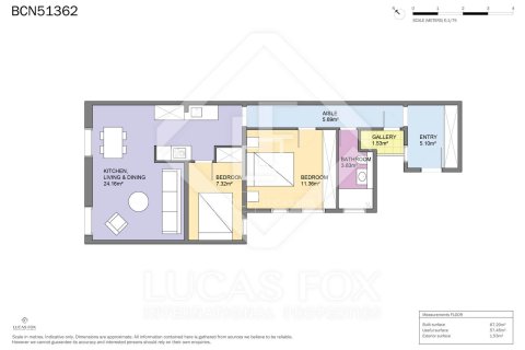 2 chambres apartment à vendre à Barcelona, Catalonia, Spain № 4496 - photo 28