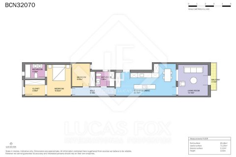 2 chambres apartment à louer à Barcelona, Catalonia, Spain № 3756 - photo 27