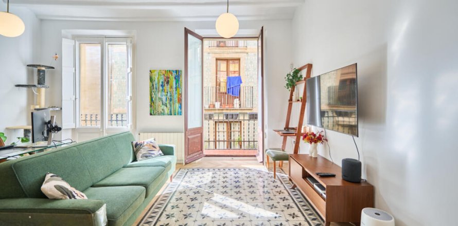 Квартира с 2 спальнями в Старый городе, Барселона, Каталония, Испания № 2839