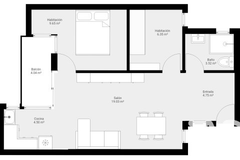 2 bedrooms apartment for sale in Barcelona, Catalonia, Spain № 4663 - photo 26