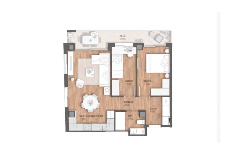 Купить квартиру в Барселона, Испания с 2 спальни, 61м², № 5738 - фото 6