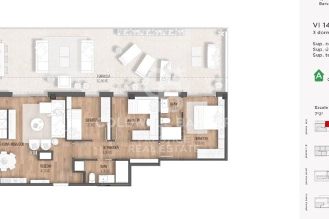 3 bedrooms penthouse for sale in Barcelona, Catalonia, Spain № 5736 - photo 5