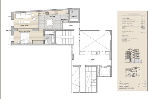 Купить квартиру в Барселона, Испания с 3 комнаты, 48м², № 1298 - фото 13