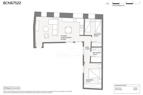 2 bedrooms apartment for sale in Barcelona, Catalonia, Spain № 6400 - photo 25