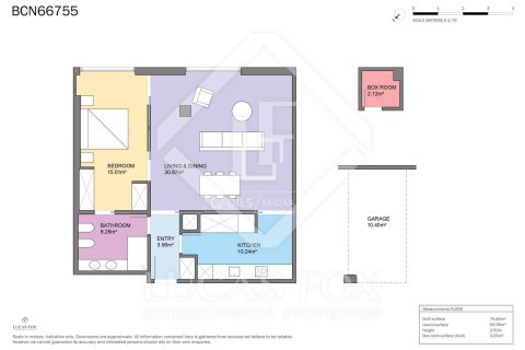 Купить квартиру в Барселона, Испания с 1 спальня, 77м², № 6277 - фото 21