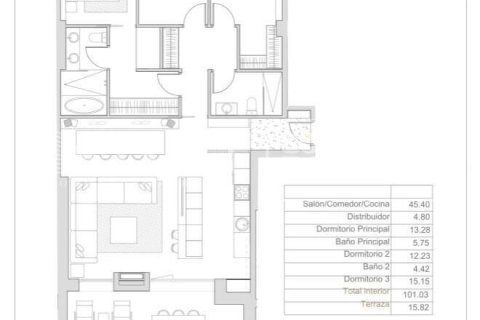 Купить квартиру в Андорра, Испания с 3 спальни, 150м², № 7806 - фото 4