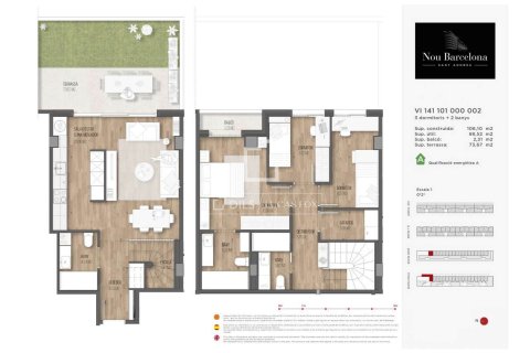 3 chambres apartment à vendre à La Sagrera, Barcelona, Catalonia, Spain № 4214 - photo 21