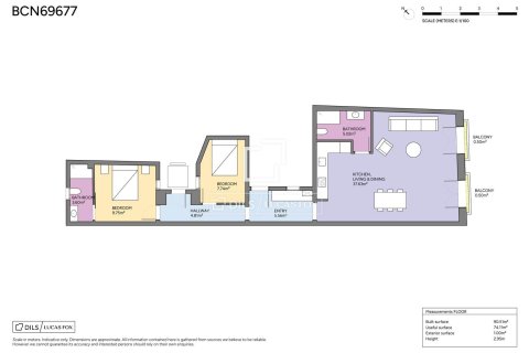 2 bedrooms apartment for sale in Barcelona, Catalonia, Spain № 7233 - photo 2