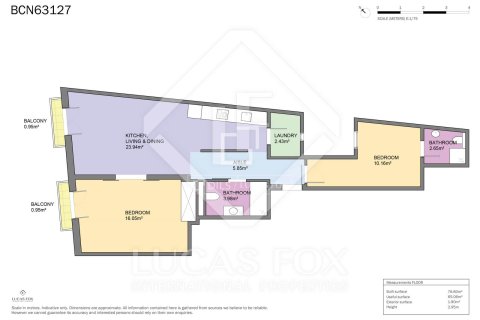 Apartamento de 2 dormitorios en venta en Barcelona, Cataluña, Spain № 4157 - foto 28