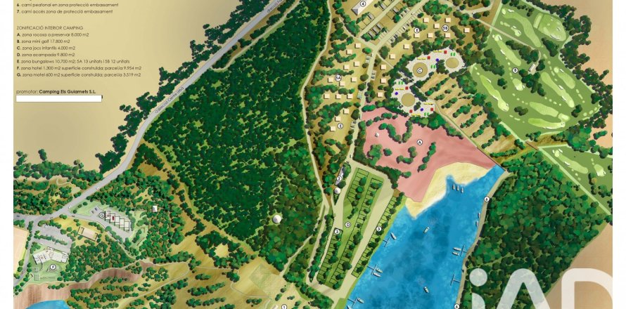 Земельный участок 88500м² в Эльс Гиаметсе, Таррагона, Каталония, Испания № 4676