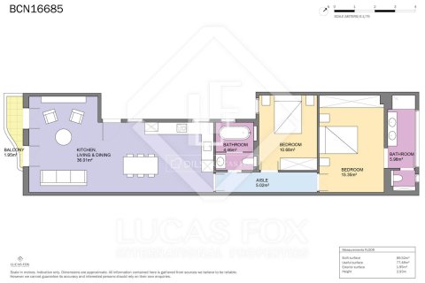 2 chambres apartment à vendre à Barcelona, Catalonia, Spain № 4447 - photo 24