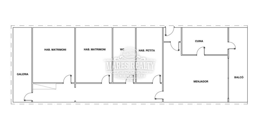 Квартира с 4 спальнями в Матаро, Барселона, Каталония, Испания № 3092
