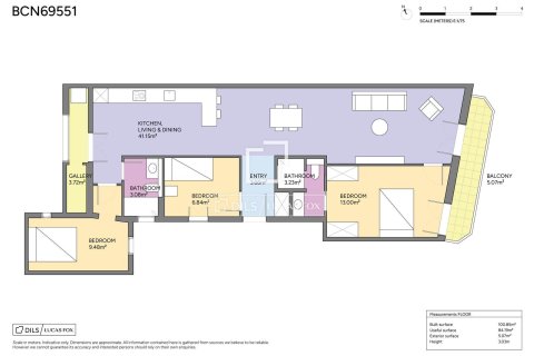 3 bedrooms apartment for sale in Barcelona, Catalonia, Spain № 7169 - photo 8