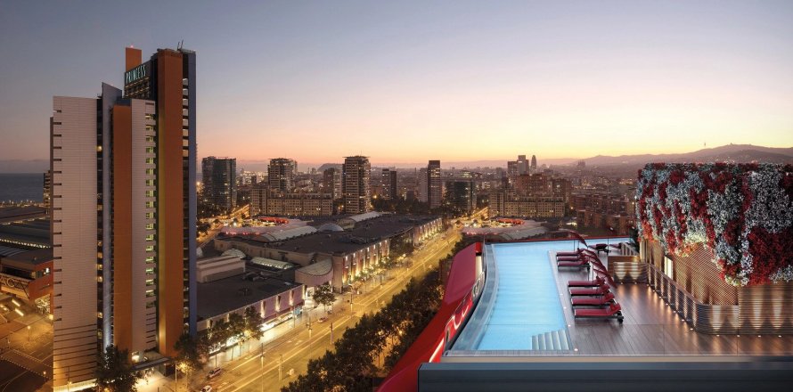 Квартира с 3 спальнями в Барселоне, Каталония, Испания № 3595