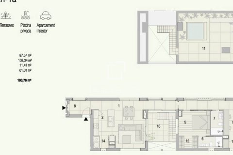 Apartamento de 3 dormitorios en venta en Sant Cugat del Vallès, Barcelona, Cataluña, Spain № 4601 - foto 8