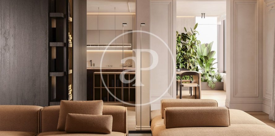 Пентхаус с 4 спальнями в Барселоне, Каталония, Испания № 2437