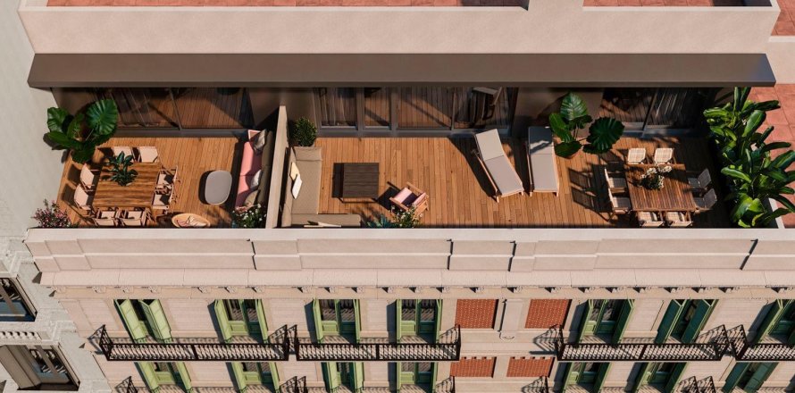 Квартира с 2 спальнями в Rambla Catalunya Барселона, Каталония, Испания № 3408