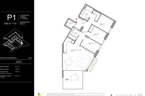 Apartamento de 3 dormitorios en venta en Cubelles, Barcelona, Cataluña, Spain № 7071 - foto 14