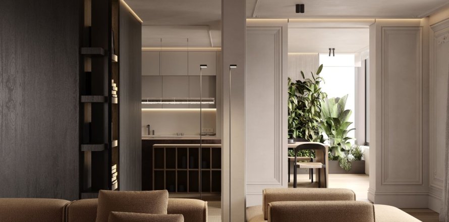 Квартира с 4 спальнями в Барселоне, Каталония, Испания № 1132