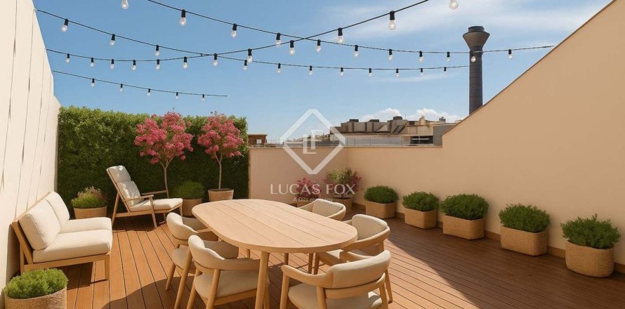 Пентхаус с 4 спальнями в Барселоне, Каталония, Испания № 2681