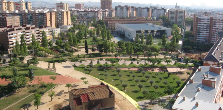 Квартира студия в Барселоне, Каталония, Испания № 1634