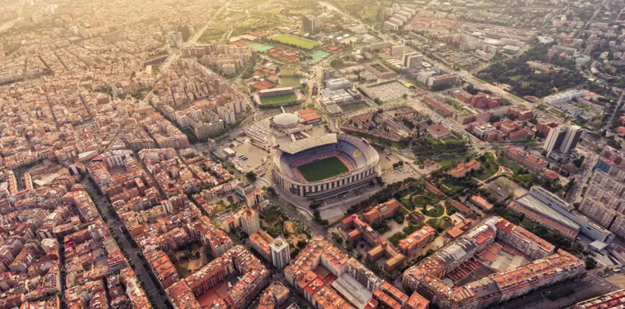 Квартира студия в Барселоне, Каталония, Испания № 1635