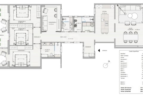 Купить квартиру в Барселона, Испания с 4 спальни, 203м², № 7850 - фото 2