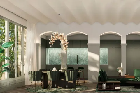 Квартира с 2 спальнями в Барселоне, Каталония, Испания № 1740