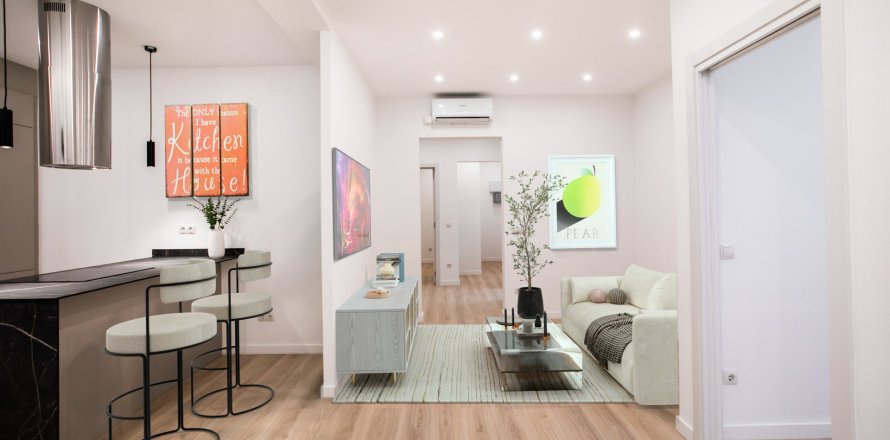 Квартира с 3 спальнями в Эшампле, Барселона, Каталония, Испания № 1145