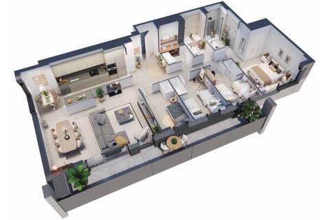 3 chambres apartment à vendre à Plaça Europa II L'Hospitalet de Llobregat, Barcelona, Catalonia, Spain № 3679