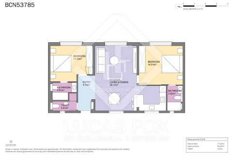 2 chambres apartment à vendre à Barcelona, Catalonia, Spain № 3993 - photo 29