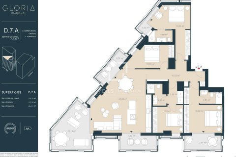 Купить квартиру в Барселона, Испания с 4 спальни, 156м², № 4087 - фото 8